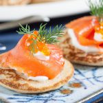 Buckwheat Blinis with Smoked Salmon