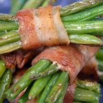 Bundle of Green Beans in Double Smoked Bacon