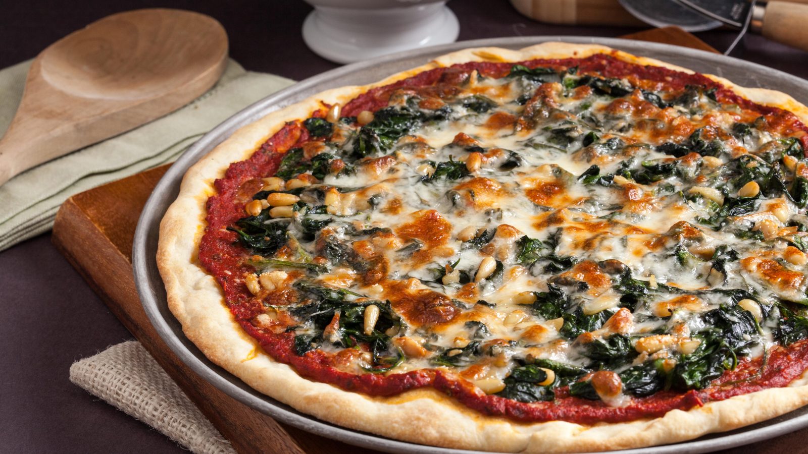 Pizza Spinaci - Online Culinary School (OCS)
