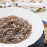 Roasted Onion Trilogy Soup Lyonnaise