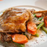 Braised Duck Legs with Carrots and Green Beans