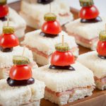 Prosciutto Canapés With Cornichon Skewers