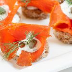 Smoked Salmon Canapés with Dill