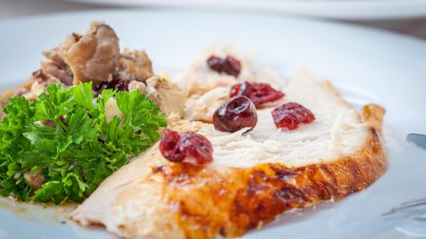 Stuffed Roasted Turkey with Walnuts and Raisins - Online Culinary ...