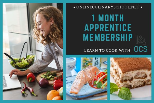 Online Cooking Classes Gift Card - 1 Month Apprentice Membership