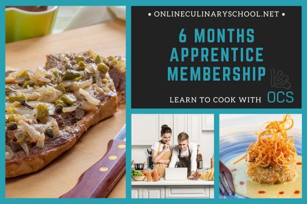 Online Cooking Classes Gift Card - 6 Month Apprentice Membership