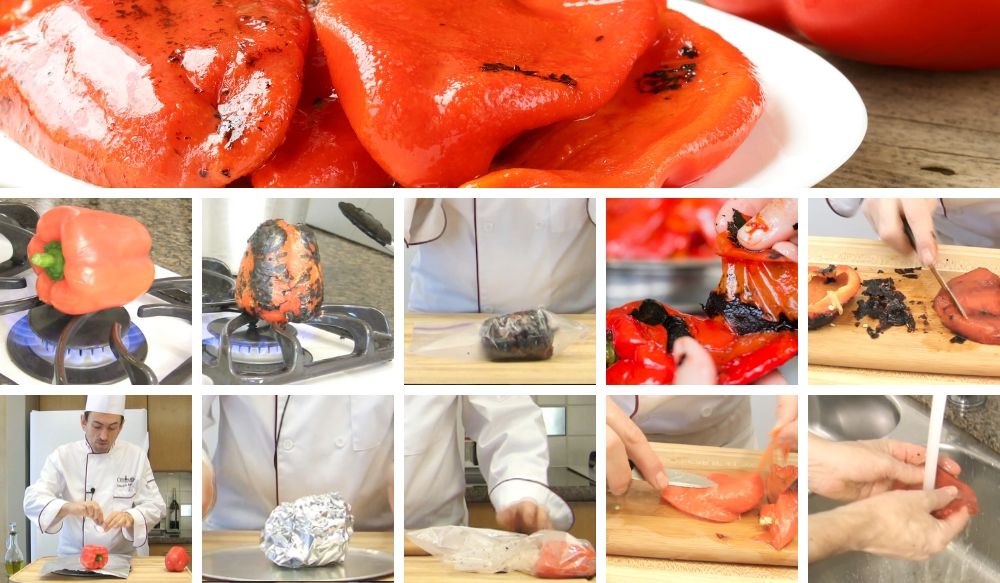 How to Roast and Peel Bell Peppers