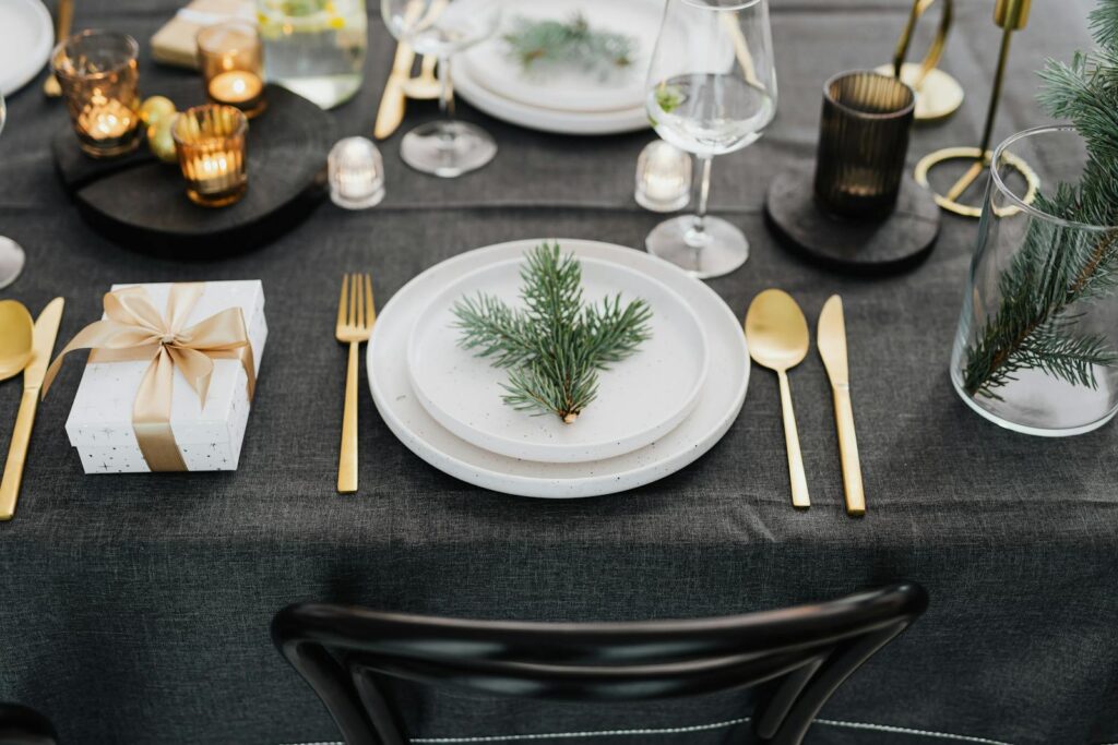 Christmas table